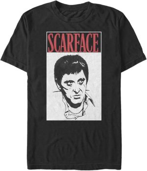 Fifth Sun Men's Big & Tall Scare Face Stare T-Shirt