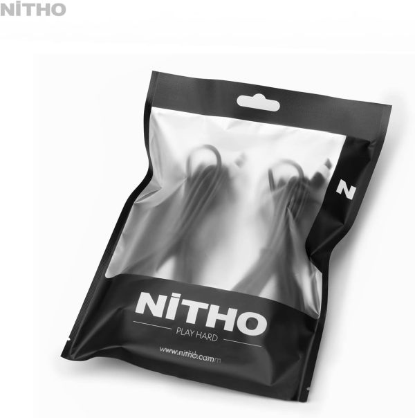 ⁦NiTHO Set Of 2 Charge and Play Cables Compatible with Playstation 5, Xbox Series X/S Controllers and Devices with Type C Interfaces, 4 Meters Extra Long Type-C Charger Cable (2 Cables, White)⁩ - الصورة ⁦7⁩