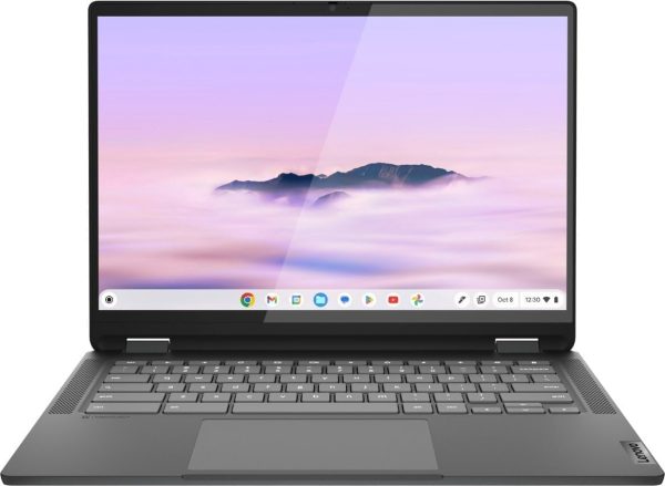⁦Lenovo Flex 5i Chromebook Plus 14" Touchscreen Laptop - Intel Core i3 1315U - 1920 x 1200 - Chrome OS - 8GB RAM - 256GB SSD - WiFi 6E & Bluetooth 5.3 - Backlit Keyboard - Webcam - Gray⁩ - الصورة ⁦5⁩