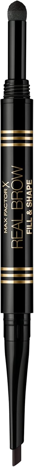 Max Factor Real Brow Fill & Shape Eye Brow Pencil, 05 Black Brown