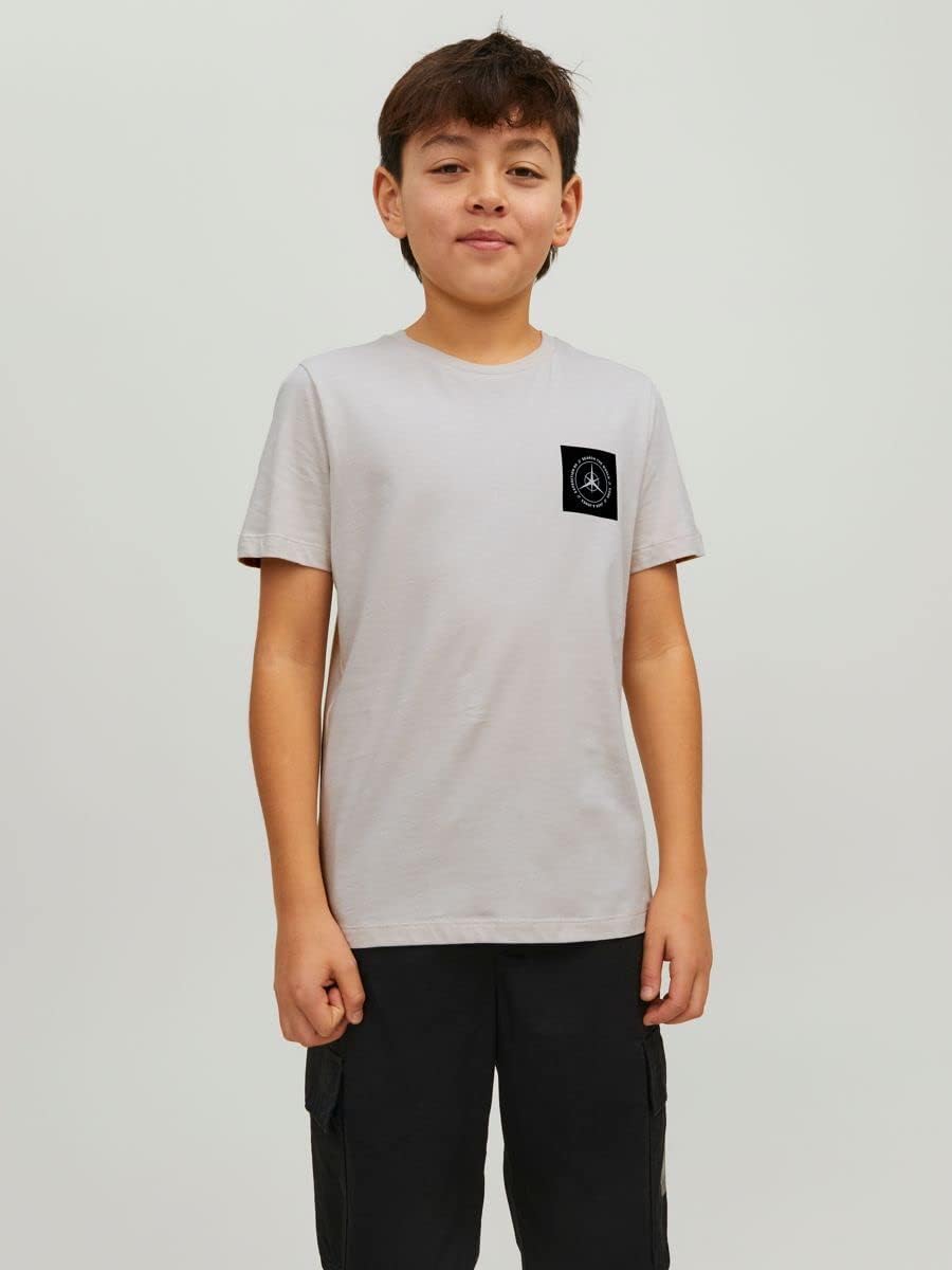 JACK & JONES Boy's Filo Short-Sleeves Crew Neck JUNIOR T-Shirt 3 JACK & JONES Boy's Filo Short-Sleeves Crew Neck JUNIOR T-Shirt - الصورة 3
