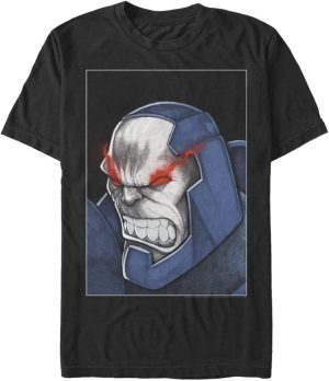 Warner Bros mens Angry Darkseid T-Shirt