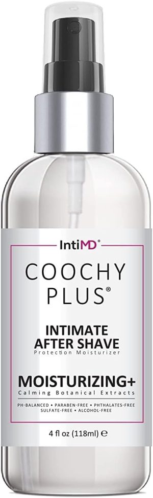COOCHY Intimate After Shave Protection Moisturizer Plus By IntiMD: Delicate Soothing Mist For The Pubic Area & Armpits Antioxidant Formula For Razor Burns, Itchiness & Ingrown Hairs