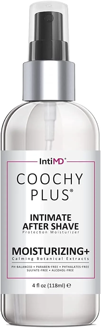 COOCHY Intimate After Shave Protection Moisturizer Plus By IntiMD: Delicate Soothing Mist For The Pubic Area & Armpits Antioxidant Formula For Razor Burns, Itchiness & Ingrown Hairs
