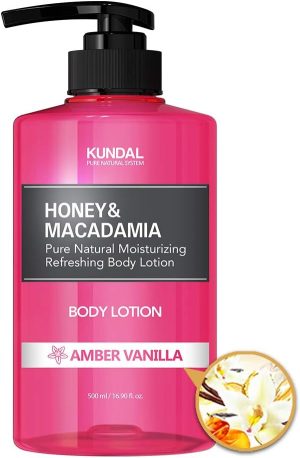 Kundal Honey & Macadamia Pure Body Lotion 500ml - Amber Vanilla