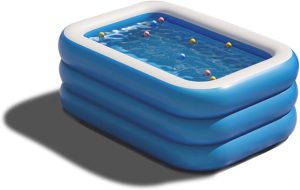 HI-FINE Inflatable Swimming Pool, Kiddie Pools for Kids, 59 x 42 x 22 inch Swimming Pool for Outdoors, Backyard