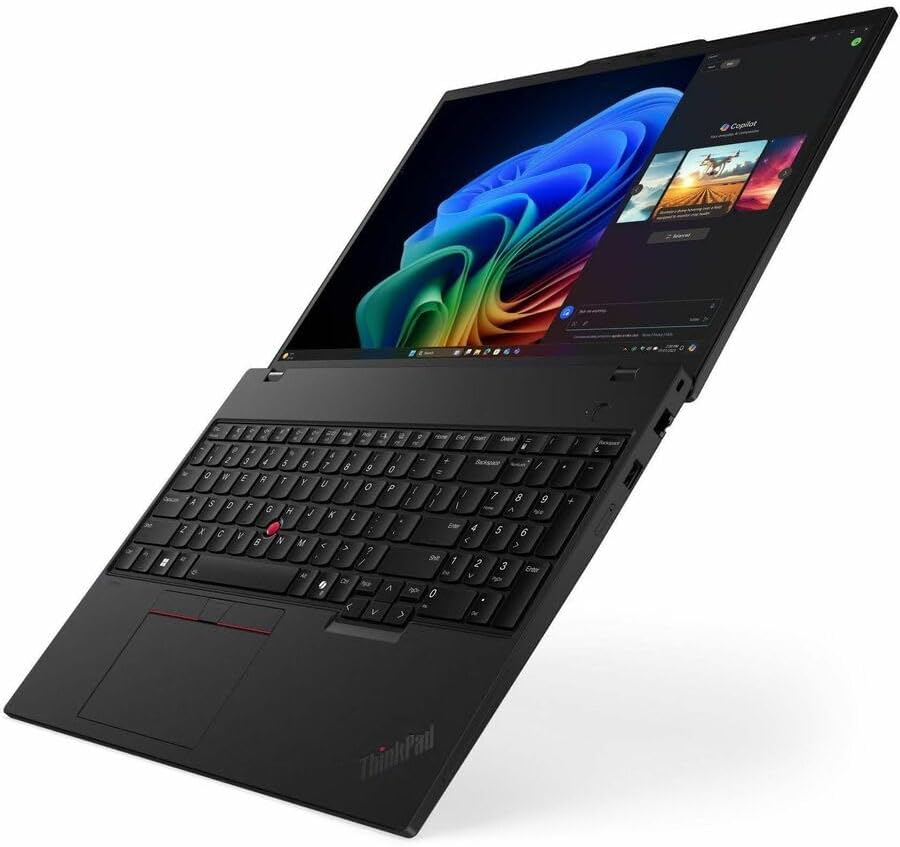 Lenovo ThinkPad T16 Gen 4 21QN0045US 16" Copilot+ PC Notebook - WUXGA - AMD Ryzen AI 5 PRO 340-16 GB - 256 GB SSD - English Keyboard - Black 5 Lenovo ThinkPad T16 Gen 4 21QN0045US 16" Copilot+ PC Notebook - WUXGA - AMD Ryzen AI 5 PRO 340-16 GB - 256 GB SSD - English Keyboard - Black - الصورة 5