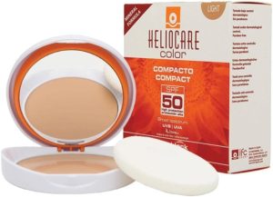 CANTABRIA LABS Melora HELIOCARE OIL FREE COMPACT SPF50 - COLOR LIGHT-10G