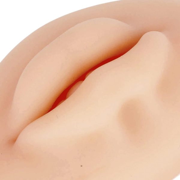 ⁦BROLEO Fake Lips, 3D Silicone Lips Easy to Use Widely Used Soft for Training for Embroidery Beginners (Dark Skin Color)⁩ - الصورة ⁦8⁩
