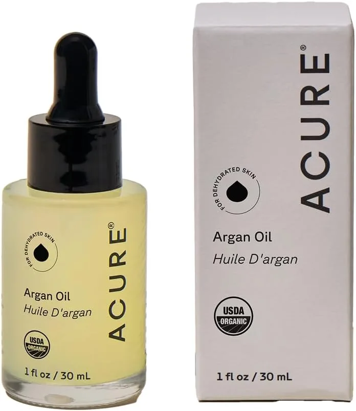 Acure Bestselling Duo Kit - Brightening Facial Scrub & Cleansing Gel - All Skin Types - Cleanse With Pomegranate, Blackberry & Acai - Scrub With Sea Kelp & French Green Clay