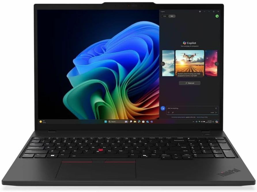 Lenovo ThinkPad T16 Gen 4 21QN0045US 16" Copilot+ PC Notebook - WUXGA - AMD Ryzen AI 5 PRO 340-16 GB - 256 GB SSD - English Keyboard - Black 1 Lenovo ThinkPad T16 Gen 4 21QN0045US 16" Copilot+ PC Notebook - WUXGA - AMD Ryzen AI 5 PRO 340-16 GB - 256 GB SSD - English Keyboard - Black