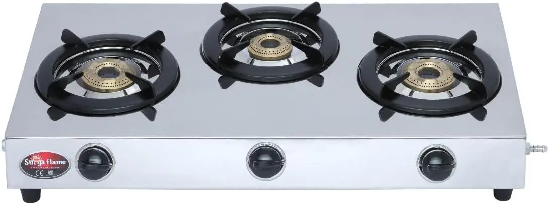 Surya Three Plate Stove Surya Three Burner Gas Stove Clearance