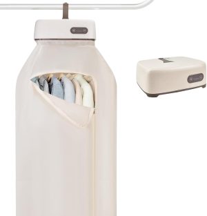 Portable Clothes Dryer, Mini Dryer Machine Upgraded 20min-2H Quickly Drying, PTC Heating Compact Dry Machine with 1-8H Timer, for Apartments, Travel Dorm RVs, Underwear, Baby Clothes