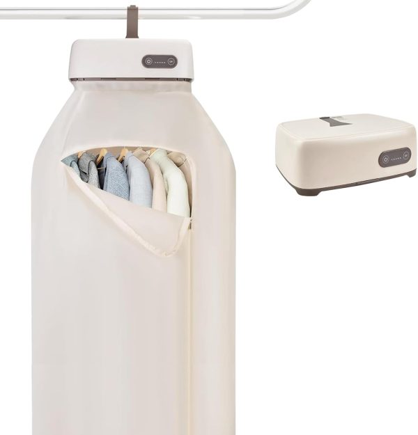 Portable Clothes Dryer, Mini Dryer Machine Upgraded 20min-2H Quickly Drying, PTC Heating Compact Dry Machine with 1-8H Timer, for Apartments, Travel Dorm RVs, Underwear, Baby Clothes