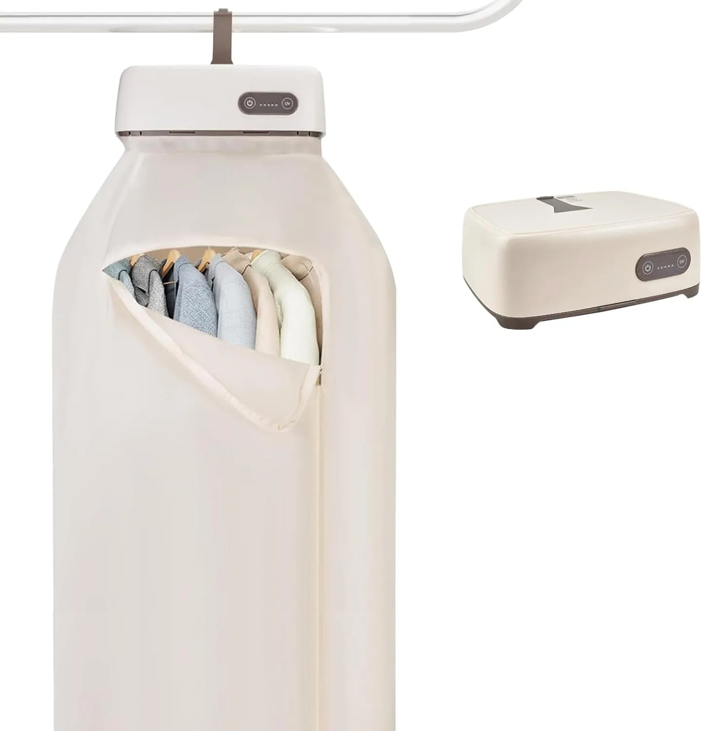 Portable Clothes Dryer, Mini Dryer Machine Upgraded 20min-2H Quickly Drying, PTC Heating Compact Dry Machine with 1-8H Timer, for Apartments, Travel Dorm RVs, Underwear, Baby Clothes