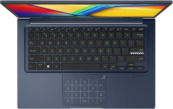 ⁦ASUS Vivobook 14(2025), 14", FHD Slim Laptop, Intel 13th Core i5-1334U, UHD Graphics, Privacy Camera, Bluetooth5.1, Windows 11 H, Quiet Blue, W/HDMI (16GB RAM | 2TB SSD)⁩ - الصورة ⁦8⁩