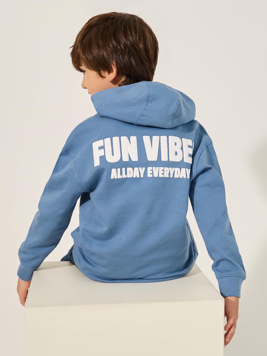 Styli Boys Graphic Printed Oversized Hoodie 2 Styli Boys Graphic Printed Oversized Hoodie - الصورة 2