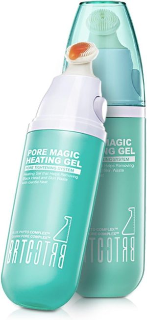 BRTC Pore Magic Heating Gel | Deep Pore Exfoliation and Tightening System | with Silicon Brush | Korean Skincare (35 g / 1.18 oz)