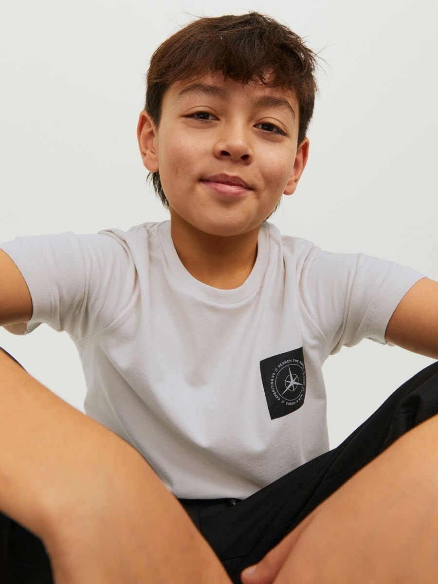 JACK & JONES Boy's Filo Short-Sleeves Crew Neck JUNIOR T-Shirt 8 JACK & JONES Boy's Filo Short-Sleeves Crew Neck JUNIOR T-Shirt - الصورة 8