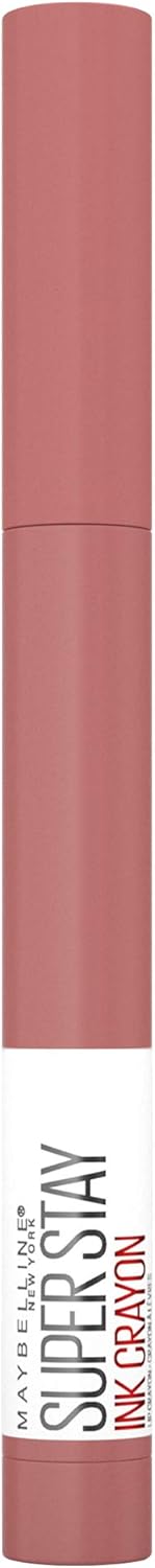 Maybelline New York Super Stay Ink Crayon Matte and Long Lasting Lipstick Number 105 On The Grind 1.5g