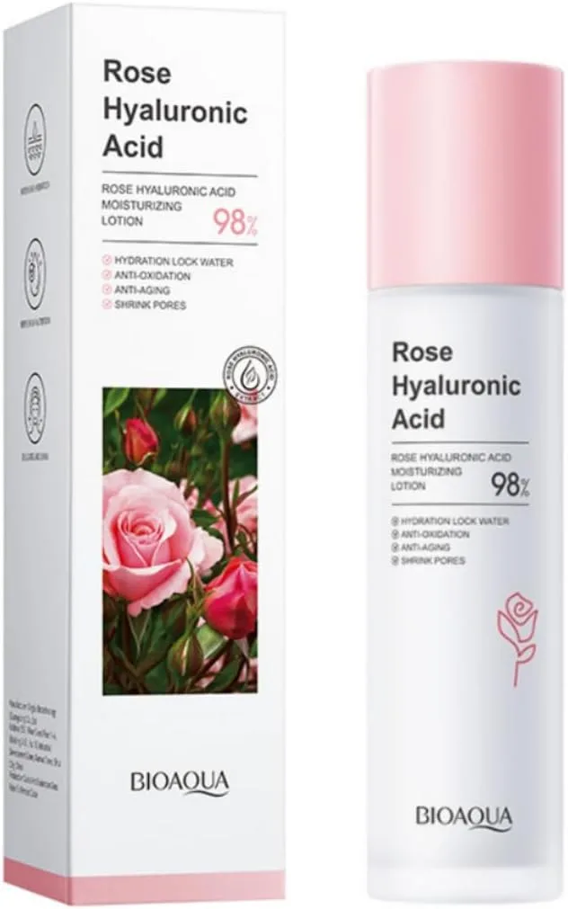 NALACAL Rose Water Toner with 98% Rose & Hyaluronic Acid, Vegan Hydrating and Nourishing Toner for Women – Korean Skincare Pore Minimizer & Exfoliating Toner for Rejuvenating and Soothing Skin