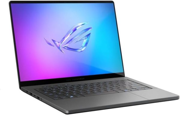 ⁦ASUS ROG Zephyrus G14 (2025) Gaming Laptop, 14" ROG Nebula OLED 3K, RTX 5070, AMD Ryzen 9 270, 32GB RAM, 1TB SSD, Win 11 H, Eclipse Gray, GA403UP-CS96⁩ - الصورة ⁦2⁩