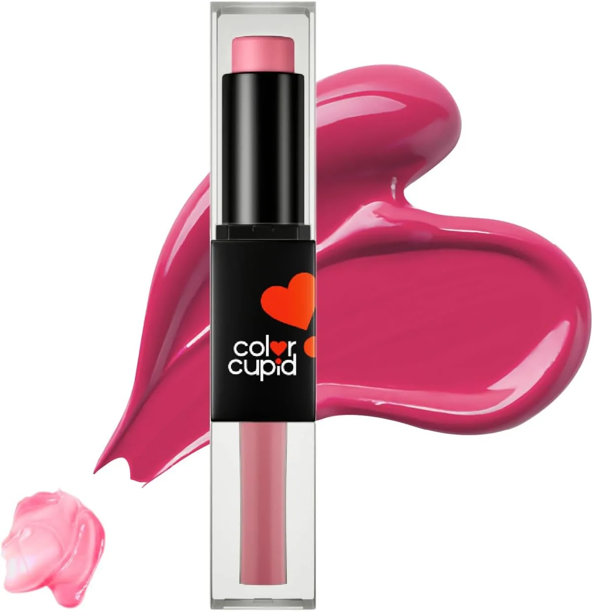 Color Cupid 2 in 1 Tinted Lip Balm + Liquid Lipstick | Intense color pay off & moisturization | Infused with Hyaluronic Acid & Jojoba Oil | Friends with Benefits | Nude & Play