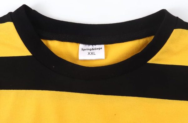 ⁦Spring&Gege Boys' Short Sleeve Striped Crew Neck T-Shirt⁩ - الصورة ⁦4⁩