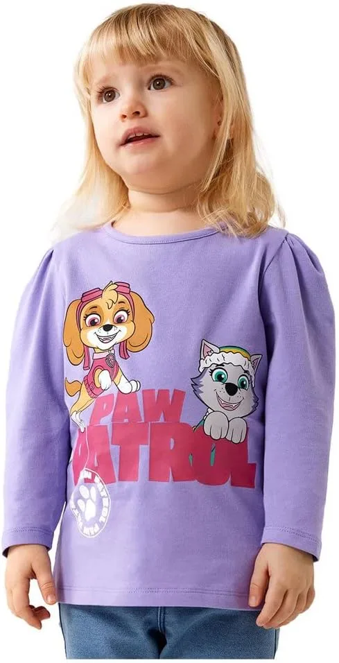 name it Girl's NMFJUMINA PAWPATROL LS TOP NOOS CPLG T-Shirt