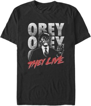 Fifth Sun mens Obey Politician T-Shirt