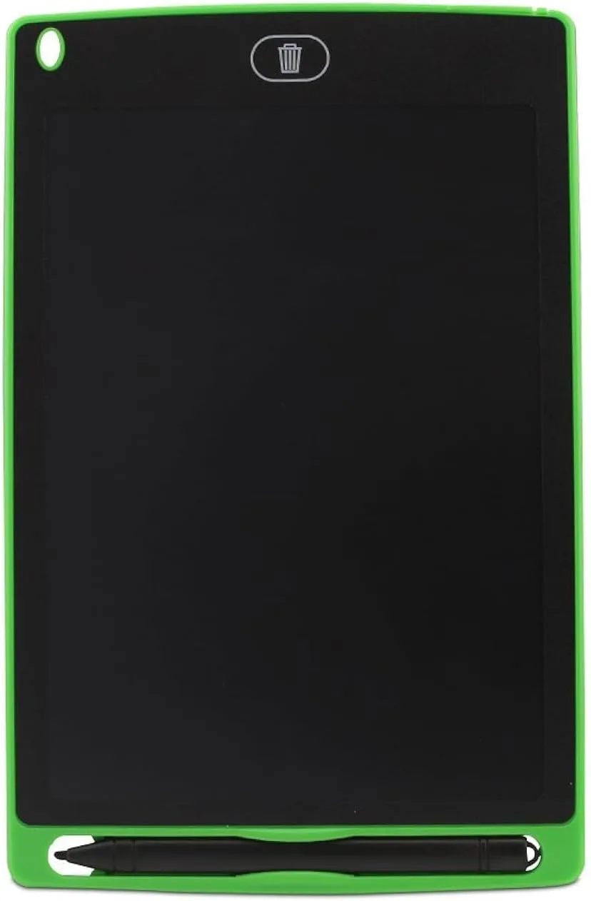 LCD Writing Tablet 8.5 Inch Doodle Pad Portable Electronic Writer Environmental Writing and Drawing Memo Board-Green