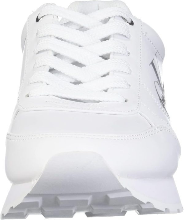 ⁦Calvin Klein Women's Cayle Sneaker, White, 8.5⁩ - الصورة ⁦2⁩