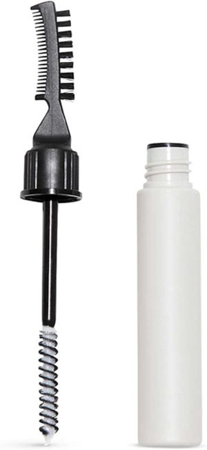 Eyebrow Gel Clear,3D Eye Brow Gel Waterproof Eyebrow Glue Transparent Long Lasting Setting Eyebrows Ge l,0.24oz Dual-Sided Brushable Clear Ge l for Women Men Styling Wax,Freeze Without Residue