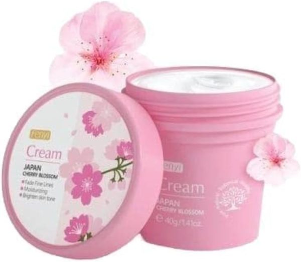 fenyi Japanese Cherry Blossom Cream Moisturizing Whitening Skin Nourishing Anti Aging Cream 40g