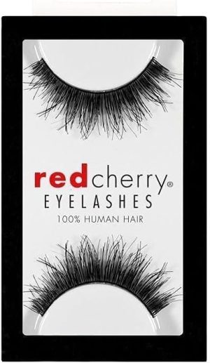 Red Cherry False Eyelashes, 47M Black