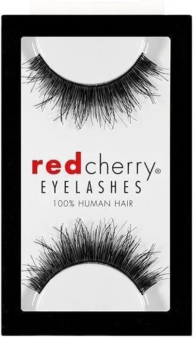 Red Cherry False Eyelashes, 47M Black
