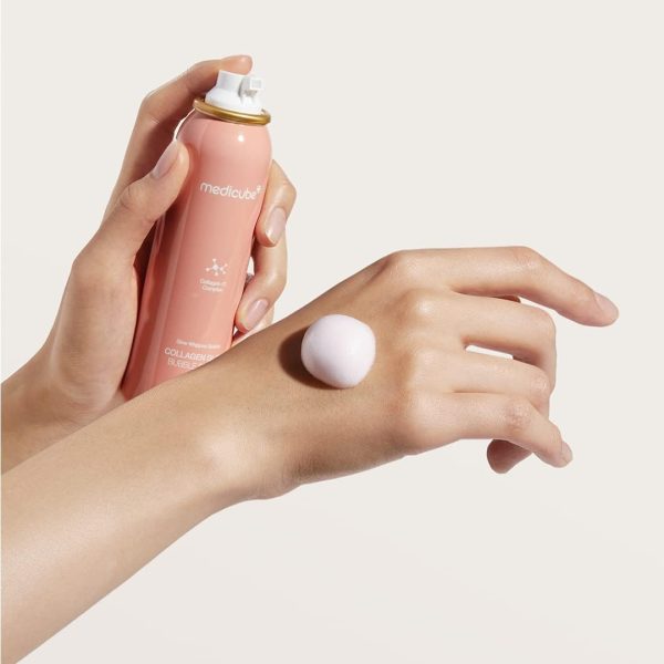 ⁦Medicube Collagen Glow Bubble Serum - Fast-absorbing bubble-type serum that gives you 24h Glow & Lifted Look - Korean skincare (3.38fl.oz.)⁩ - الصورة ⁦4⁩