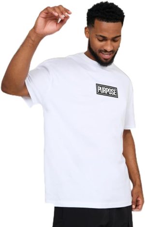 Styli Men 7004912236 Oversized Purpose Print Detail T-Shirt