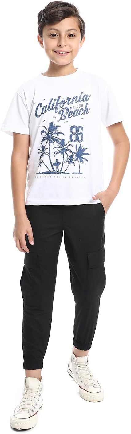 سروال بشريط مرن عند الكاحل للأولاد من اندورا، موديل 37S24B3202 5 سروال بشريط مرن عند الكاحل للأولاد من اندورا، موديل 37S24B3202 - الصورة 5