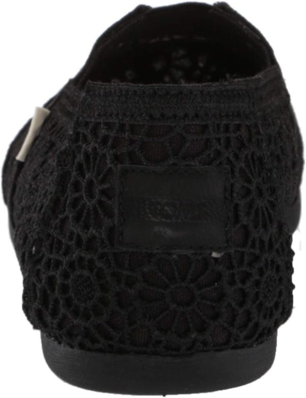⁦TOMS Womens 10016254 Blk Moroccan Crochet Wm Alpr Espblack⁩ - الصورة ⁦3⁩