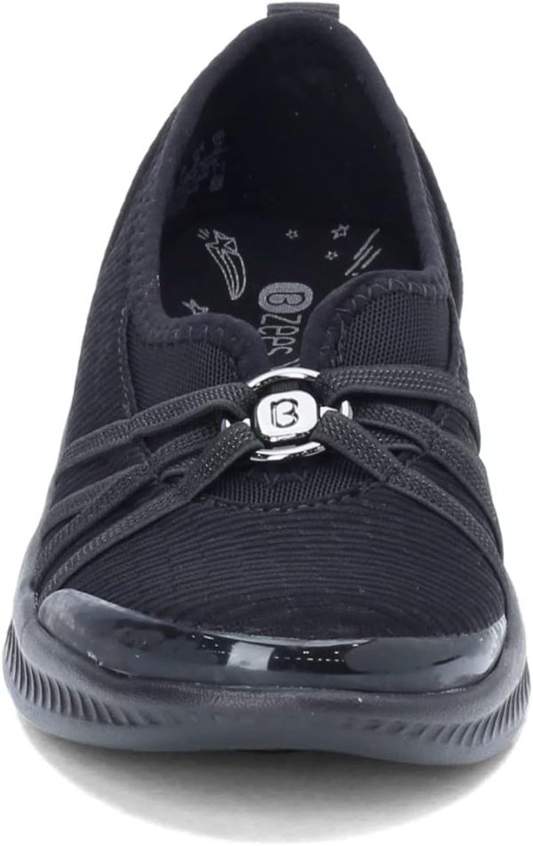 ⁦BZees Women's Niche Skimmers Ballet Flat Black 9 W, 39 EU Wide⁩ - الصورة ⁦4⁩