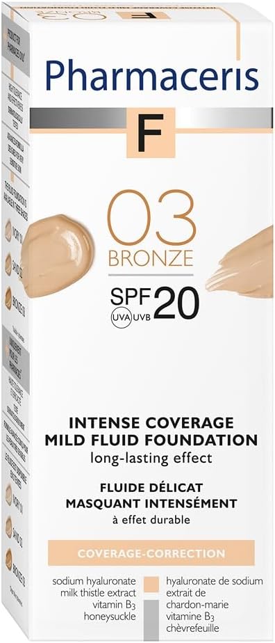 Pharmaceris PH INTENSE COVERAGE MILD FLUID FNDTN 30 ML-F BRONZE 03:53219 2 Pharmaceris PH INTENSE COVERAGE MILD FLUID FNDTN 30 ML-F BRONZE 03:53219 - الصورة 2