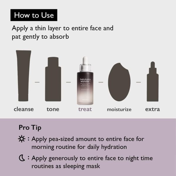 ⁦haruharu wonder Black Rice Hyaluronic Botanical 2GF Wonderful Ampoule⁩ - الصورة ⁦7⁩
