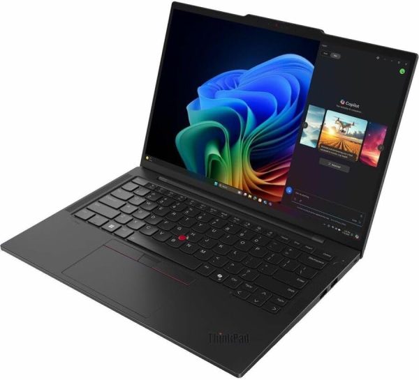 ⁦Lenovo ThinkPad T14 Gen 6 21QJ00CSUS 14" Copilot+ PC Notebook - WUXGA - AMD Ryzen AI 7 PRO 350-16 GB - 512 GB SSD - English Keyboard - Black⁩ - الصورة ⁦8⁩