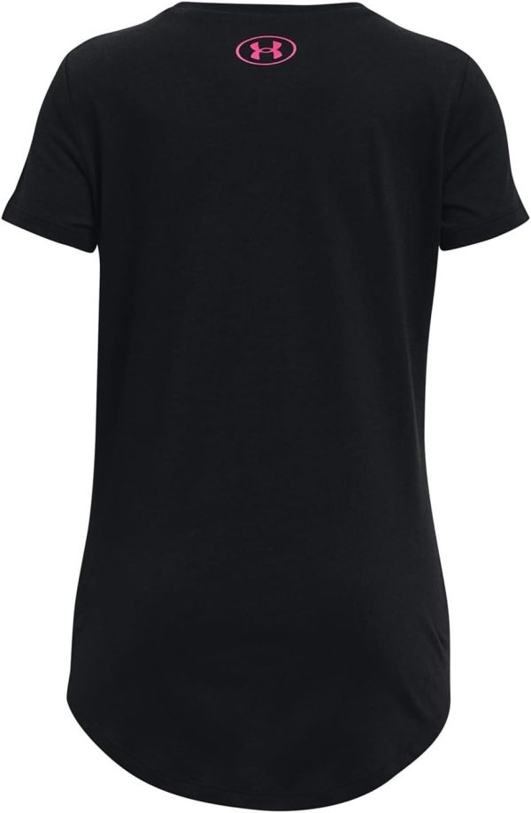 ⁦Under Armour Girls Ua G Sportstyle Logo Ss T-shirt⁩ - الصورة ⁦2⁩