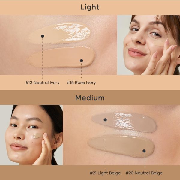 ⁦PURITO | Cica Clearing BB Cream, Natural Beige #23, 1 fl.oz/30ml, Vegan BB Cream, Foundation, Not Tested on Animals⁩ - الصورة ⁦2⁩