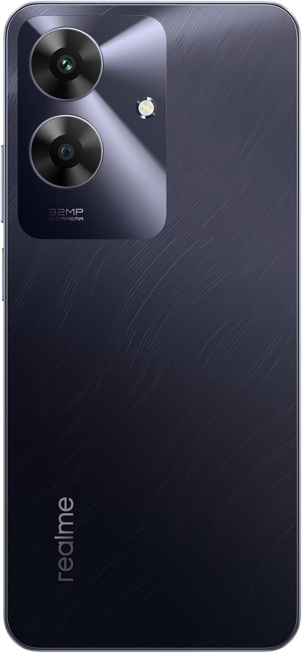 ⁦Realme Note 60 Dual-SIM 128GB ROM + 4GB RAM (GSM Only | No CDMA) Factory Unlocked 4G/LTE Smartphone (Marble Black) - International Version⁩ - الصورة ⁦4⁩