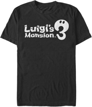 Nintendo Men's Big & Tall Luigi's Mansion 3 Logo T-Shirt