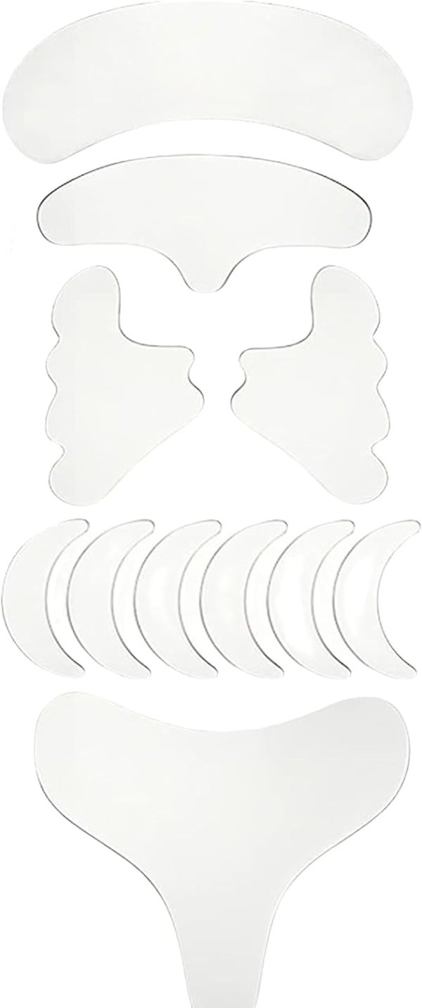11 Pcs Forehead Wrinkle Patches for Women,Frownies Forehead Facial Patches Anti Wrinkle Tape