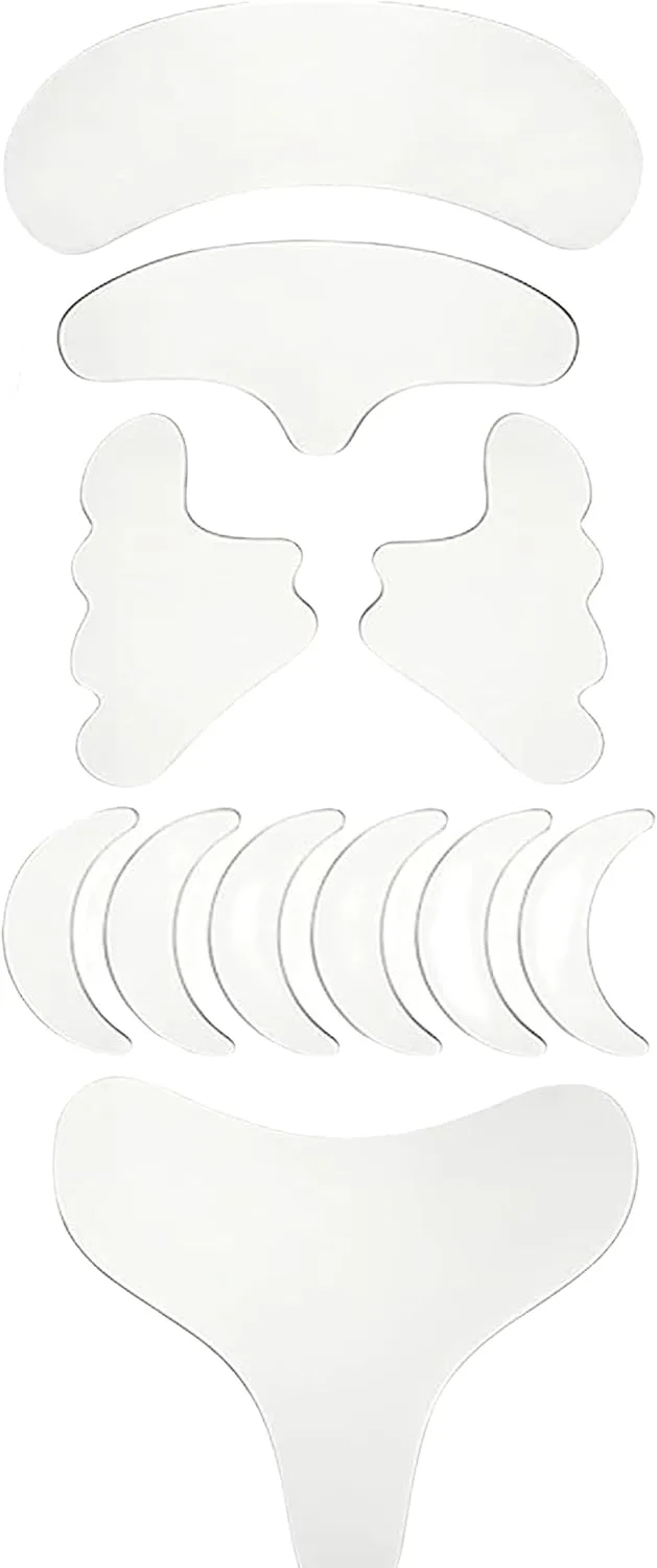 11 Pcs Forehead Wrinkle Patches for Women,Frownies Forehead Facial Patches Anti Wrinkle Tape